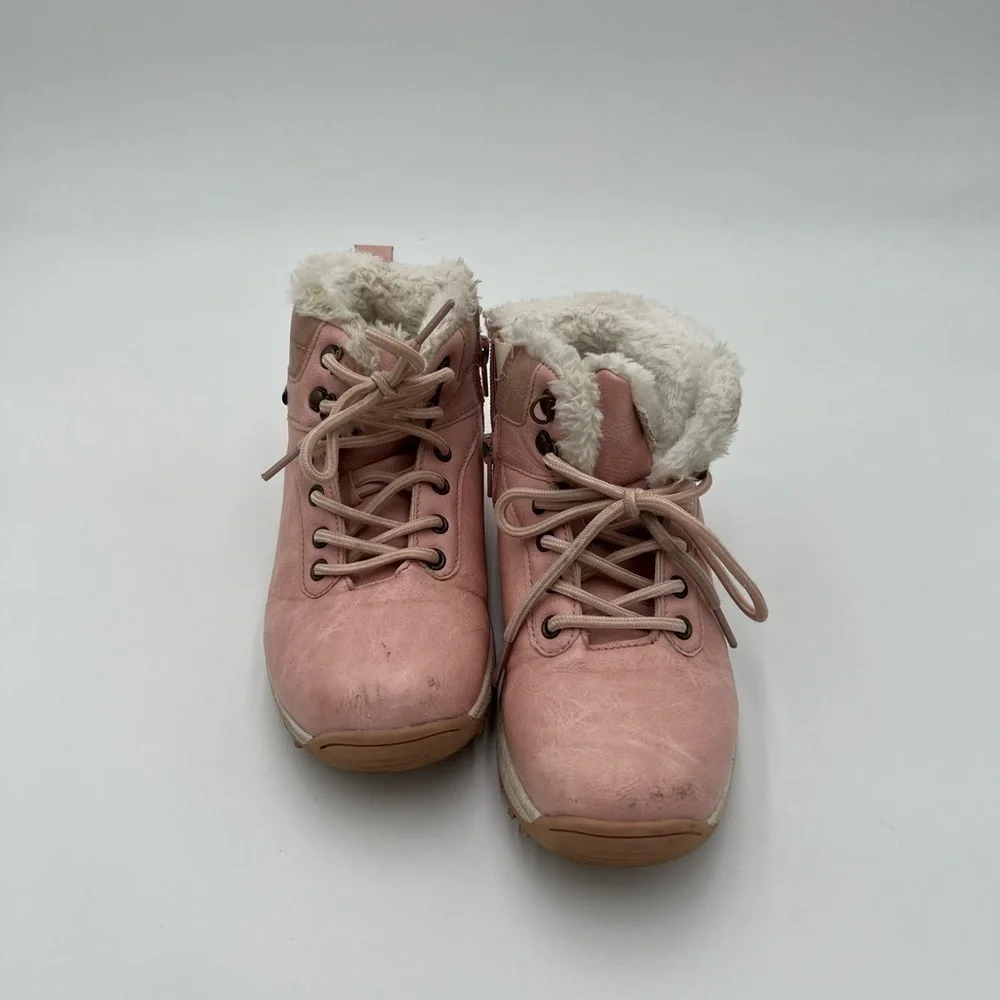 Mishansha Kids Snow Boots Water Resistant Warm Inside Boys Girls Hiking Boots